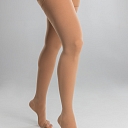 Medical compression stockings with silicone rubber, without finger part, Model AG307 – II compression class 23-32 mm Hg